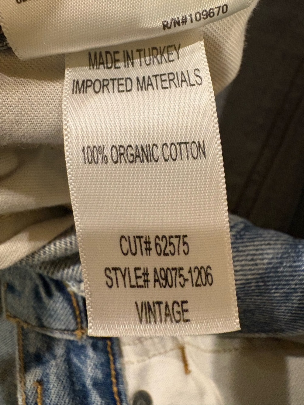 Agolde Vintage High Rise boot blue jeans sz 29 - Picture 5 of 7